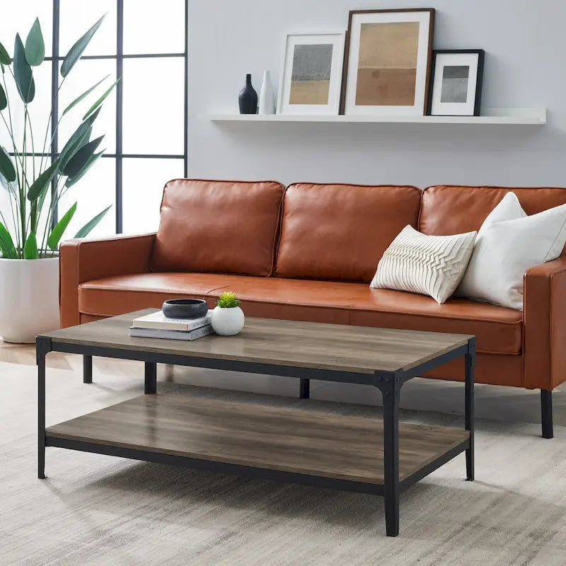 46-inch Angle Iron Coffee Table
