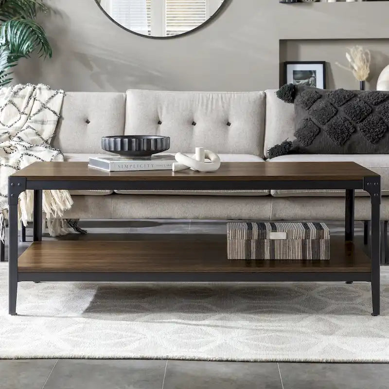 46-inch Angle Iron Coffee Table