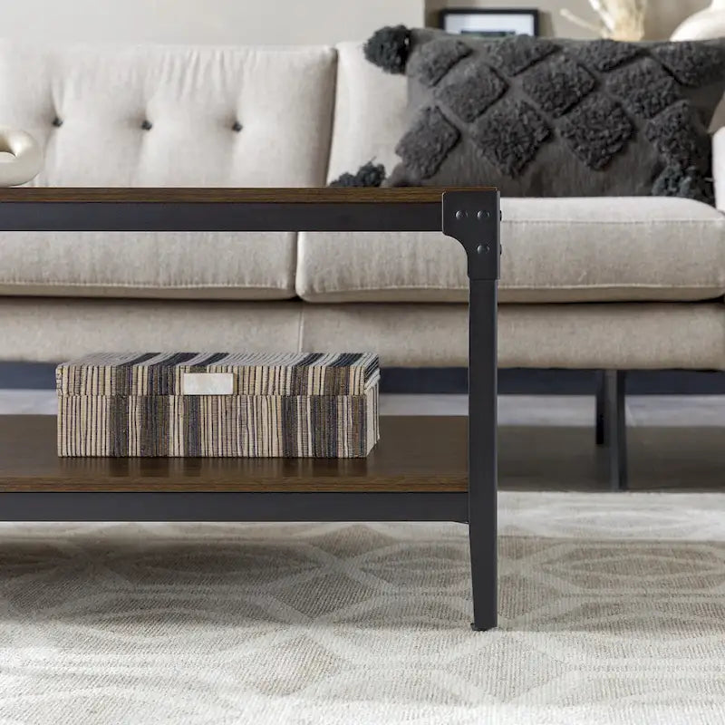 46-inch Angle Iron Coffee Table
