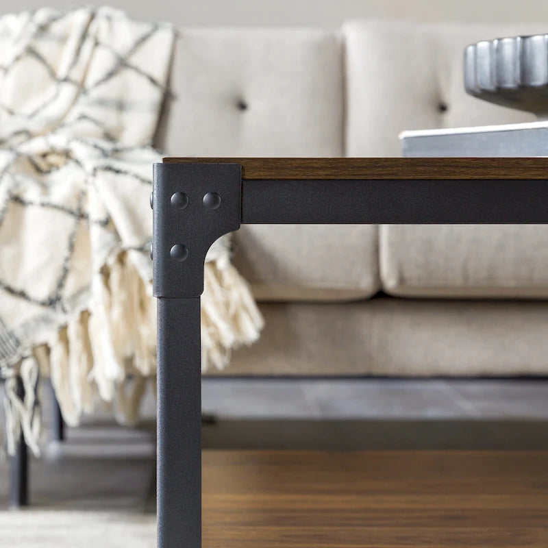 46-inch Angle Iron Coffee Table