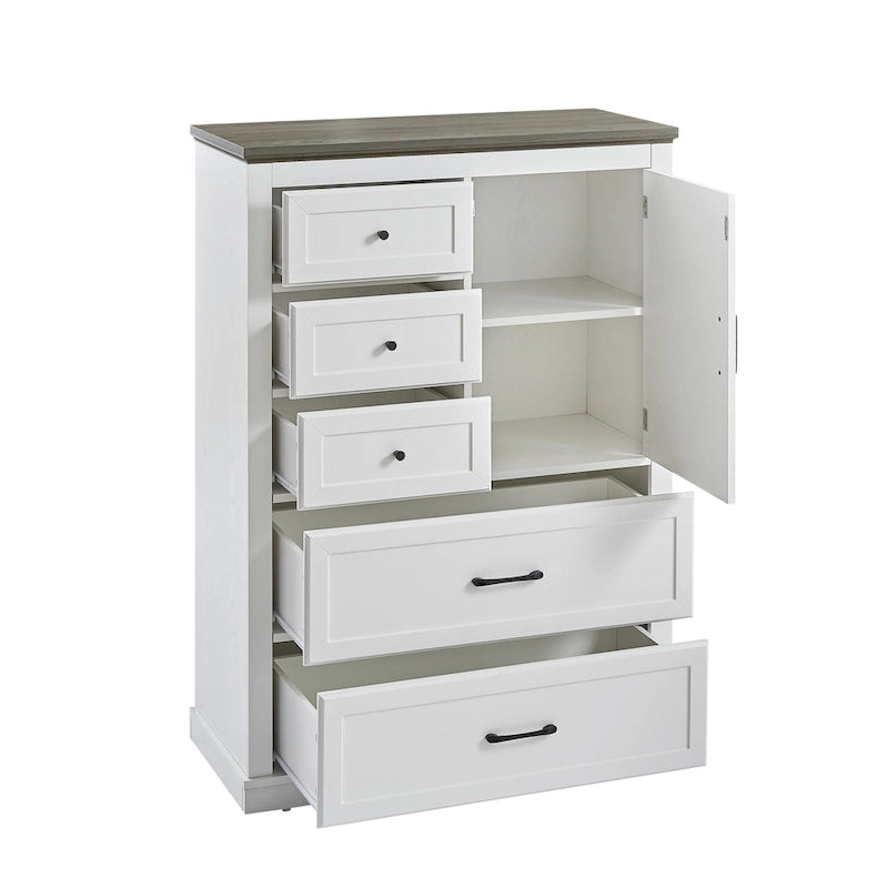 Wood Rustic Bedroom Dresser