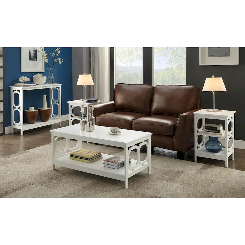 Console Table with Shelf