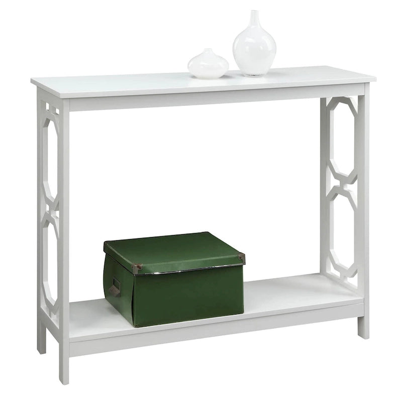 Console Table with Shelf