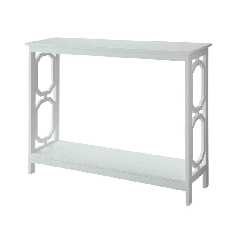 Console Table with Shelf