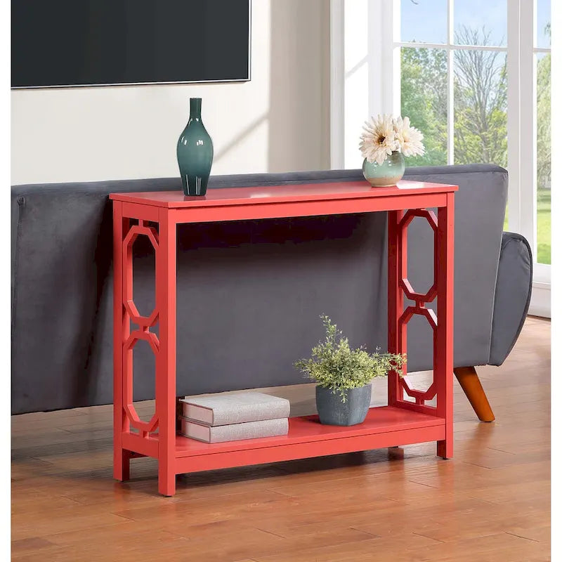Console Table with Shelf