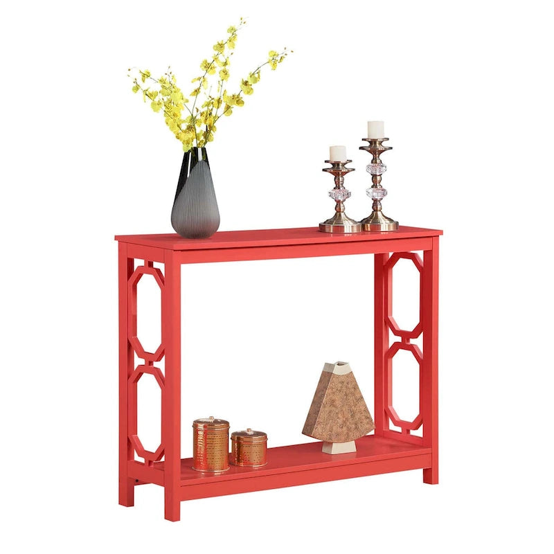 Console Table with Shelf