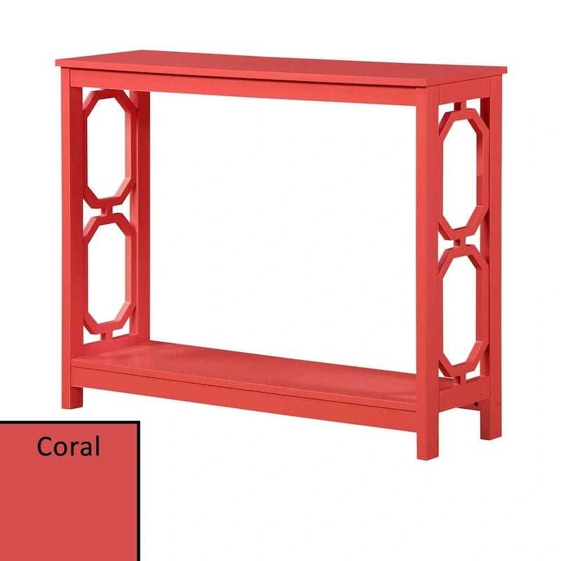 Console Table with Shelf