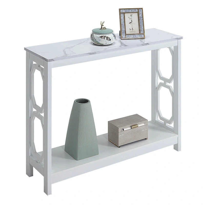 Console Table with Shelf