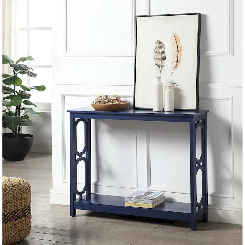Console Table with Shelf