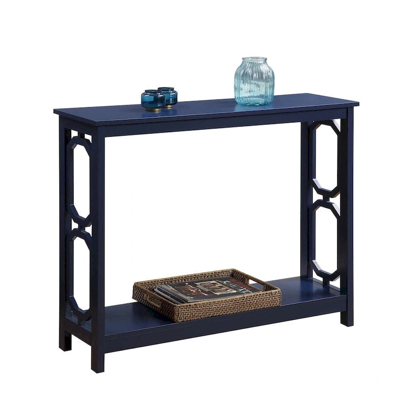 Console Table with Shelf