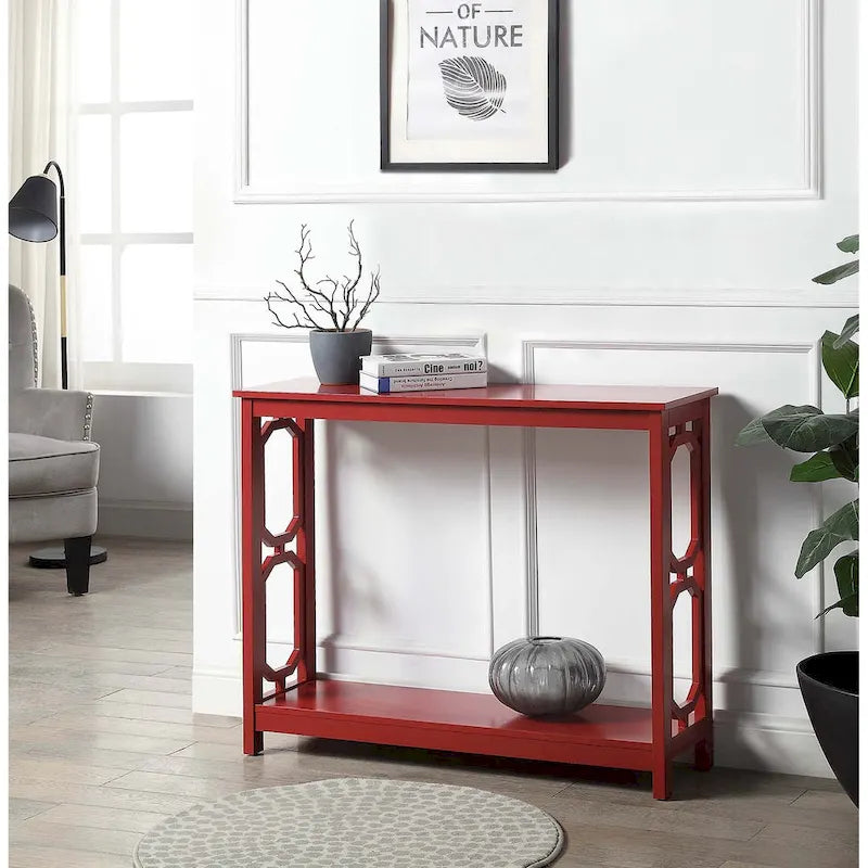 Console Table with Shelf