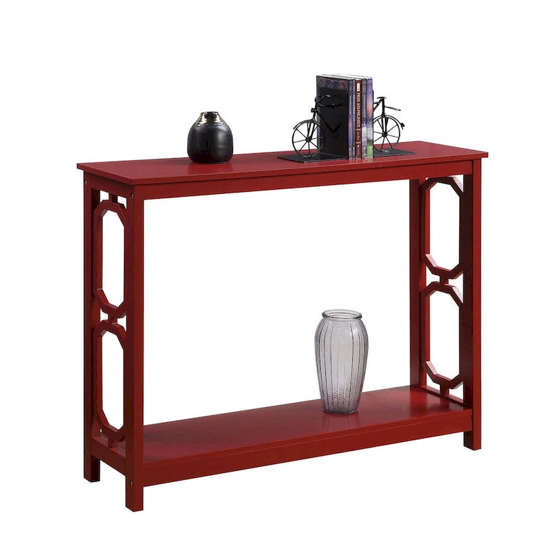 Console Table with Shelf