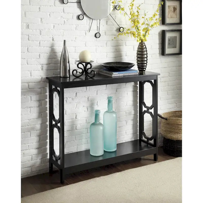 Console Table with Shelf