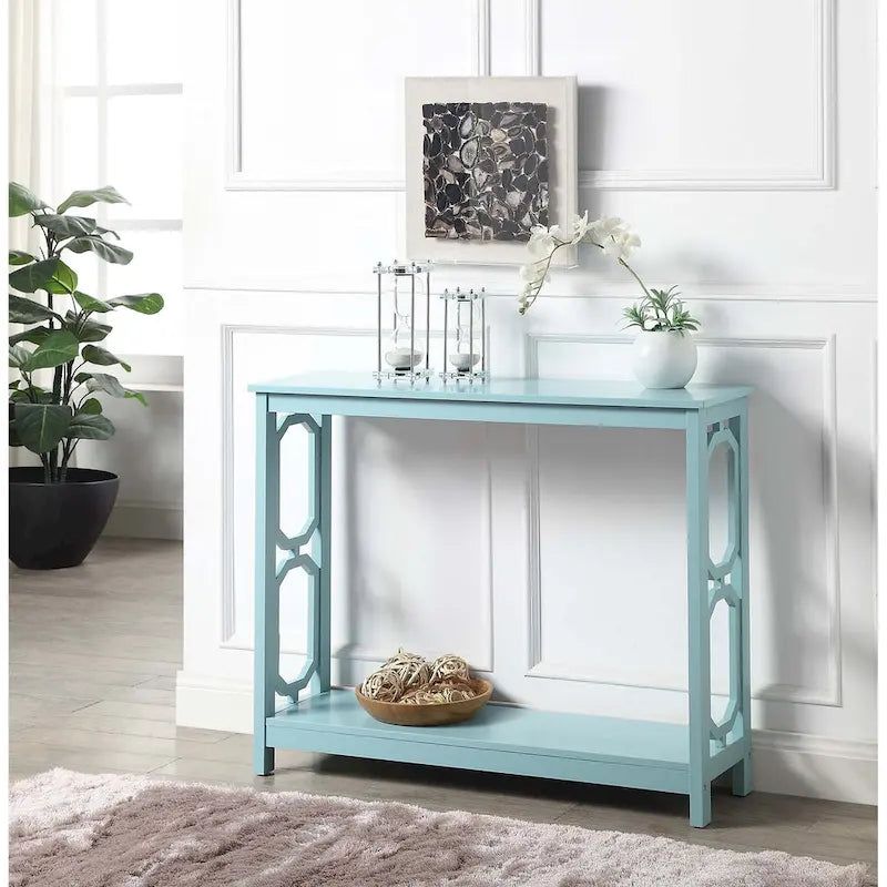 Console Table with Shelf