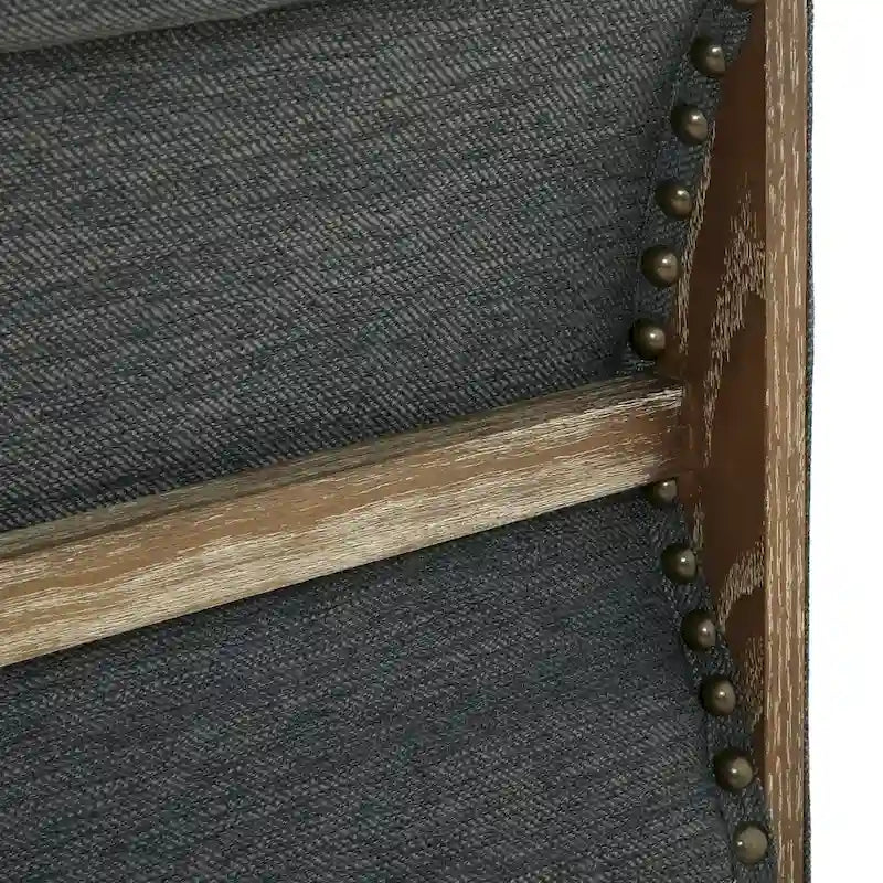 Chesterfield Sofa with Nailhead Trim by - 85.50 L x 33.25 W x 28.50 H