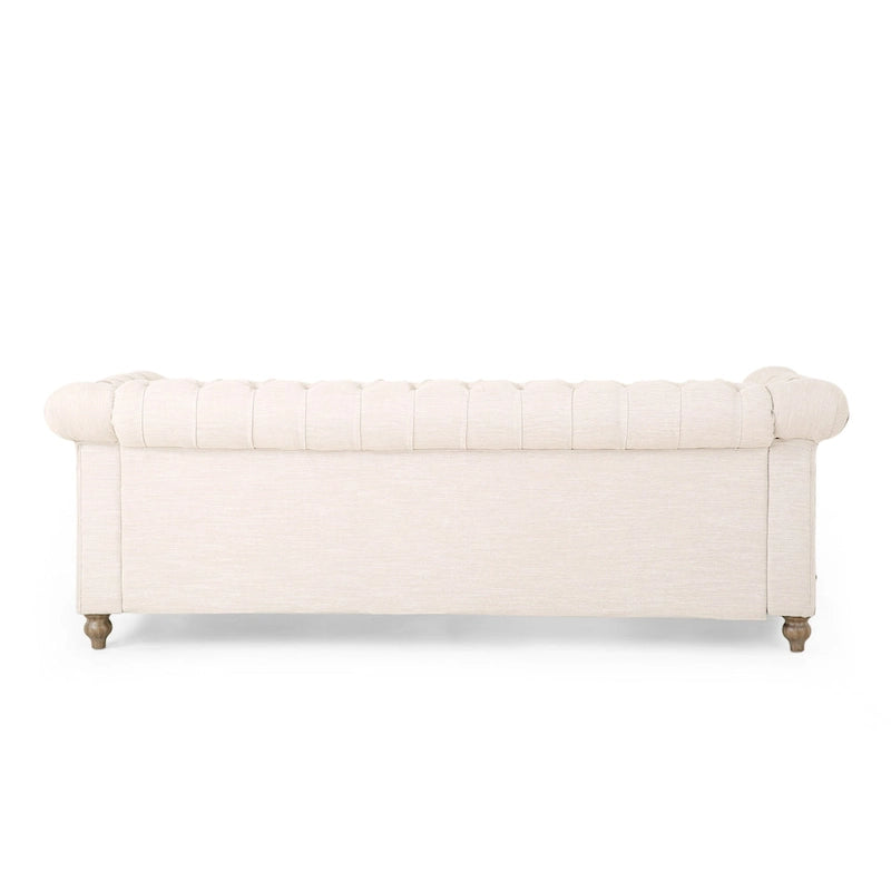 Chesterfield Sofa with Nailhead Trim by - 85.50 L x 33.25 W x 28.50 H