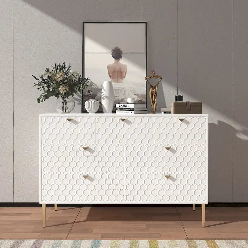 Komoda Morden Wood Furniture se 7 zásuvkami