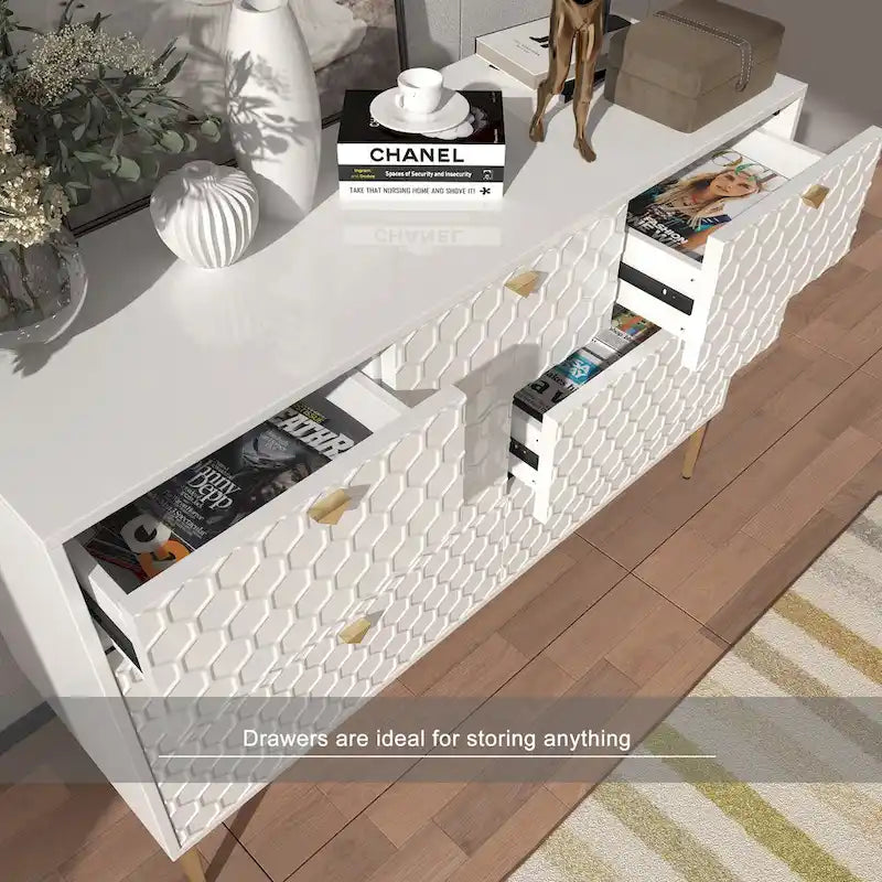 Komoda Morden Wood Furniture se 7 zásuvkami