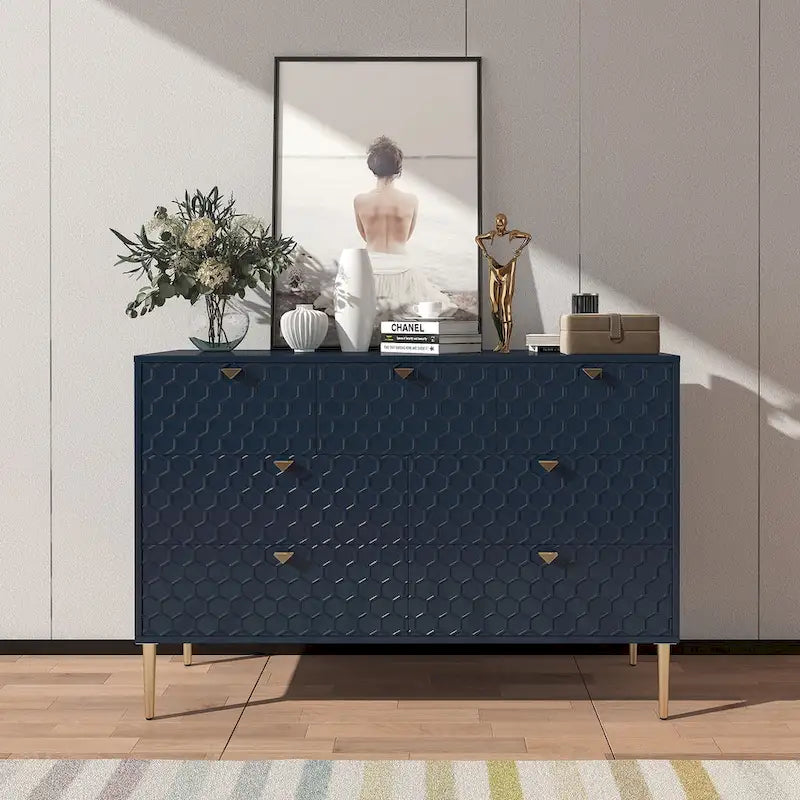 Komoda Morden Wood Furniture se 7 zásuvkami
