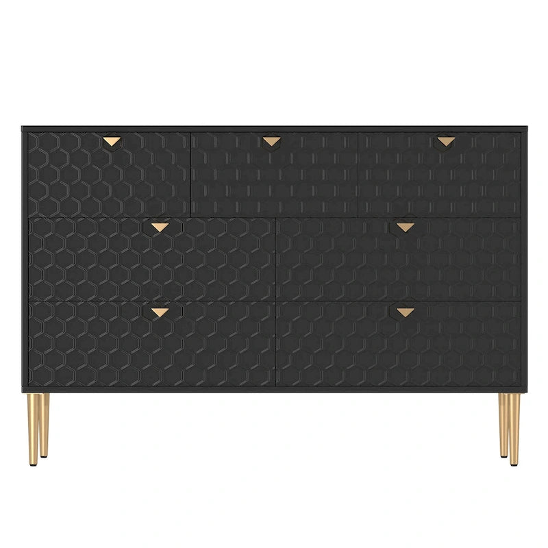 Komoda Morden Wood Furniture se 7 zásuvkami