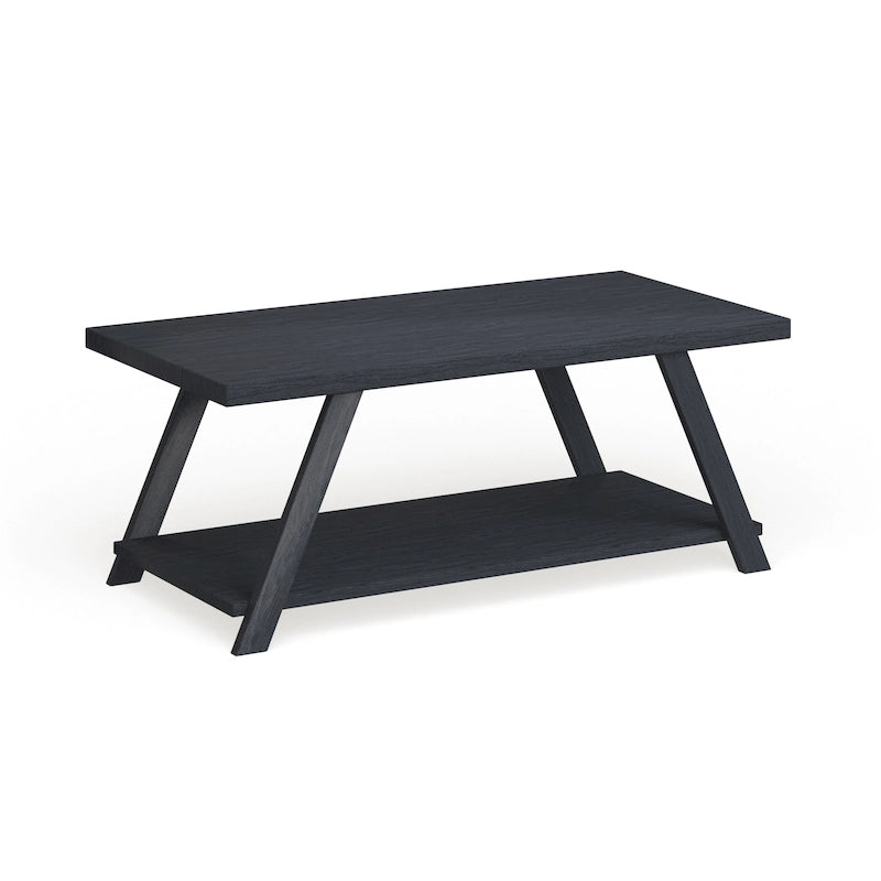 The Contemporary Replicated Wood Shelf Coffee Table