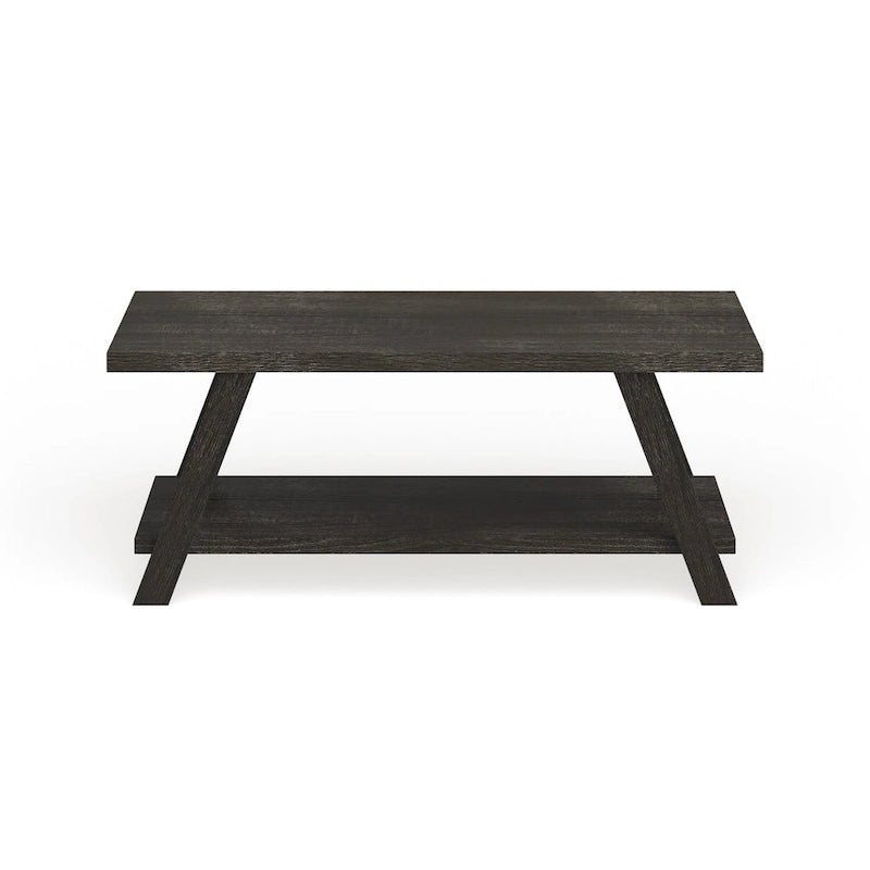 The Contemporary Replicated Wood Shelf Coffee Table
