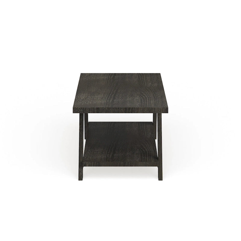The Contemporary Replicated Wood Shelf Coffee Table
