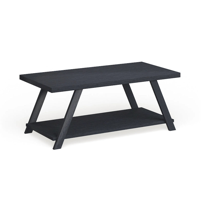 The Contemporary Replicated Wood Shelf Coffee Table