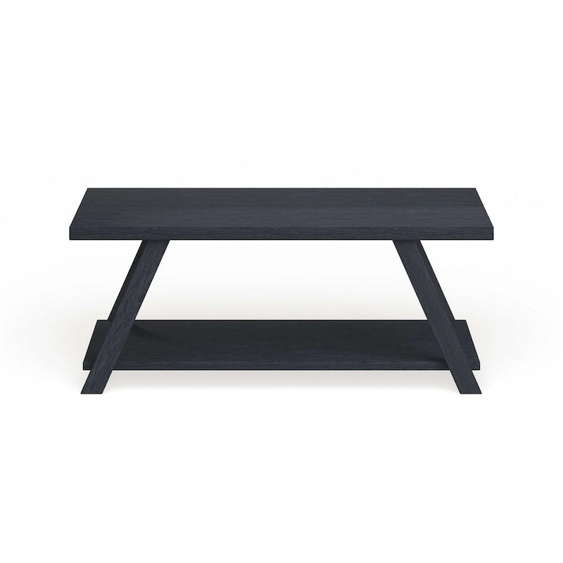 The Contemporary Replicated Wood Shelf Coffee Table