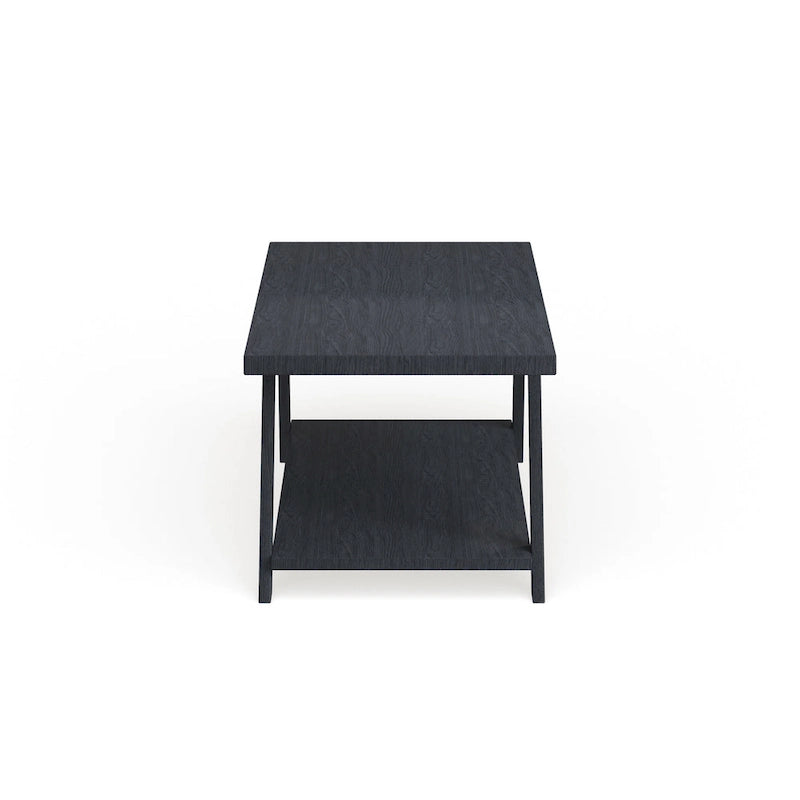 The Contemporary Replicated Wood Shelf Coffee Table