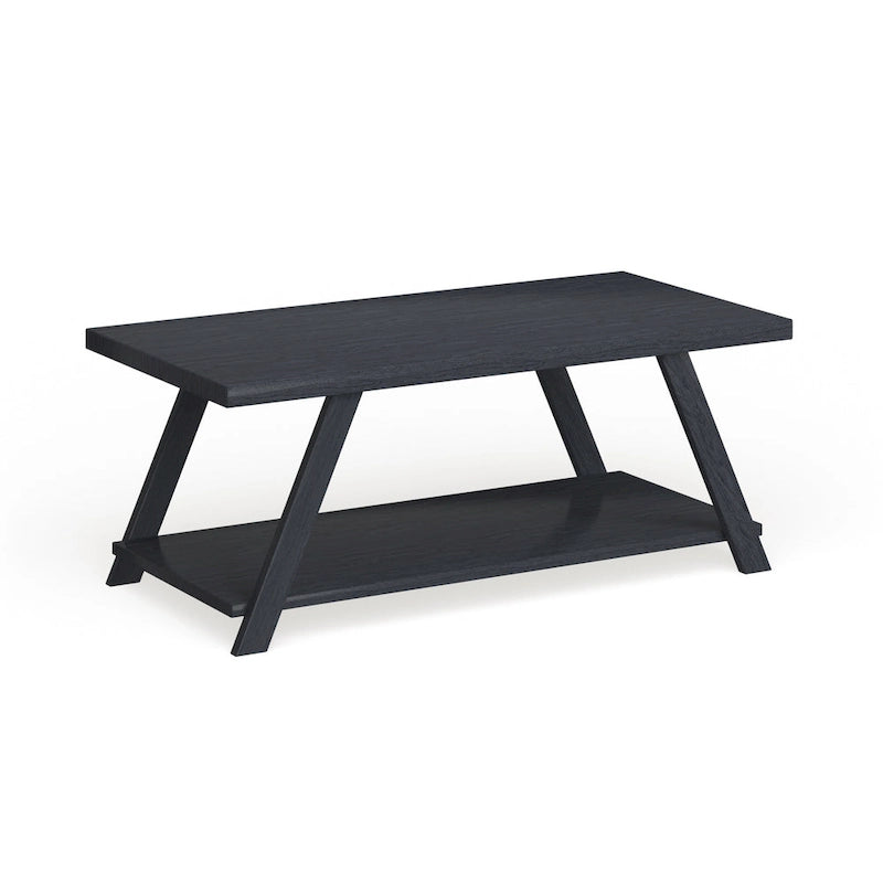 The Contemporary Replicated Wood Shelf Coffee Table