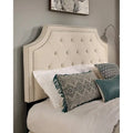 Audrey Upholstered Tufted Headboard with Nail Head Trim