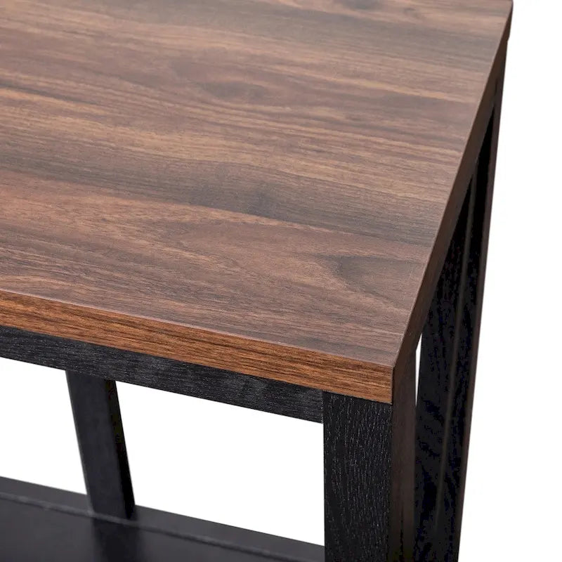 Farmhouse Style Rustic Entryway Console Table