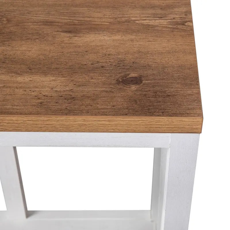 Farmhouse Style Rustic Entryway Console Table
