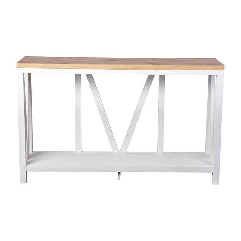 Farmhouse Style Rustic Entryway Console Table