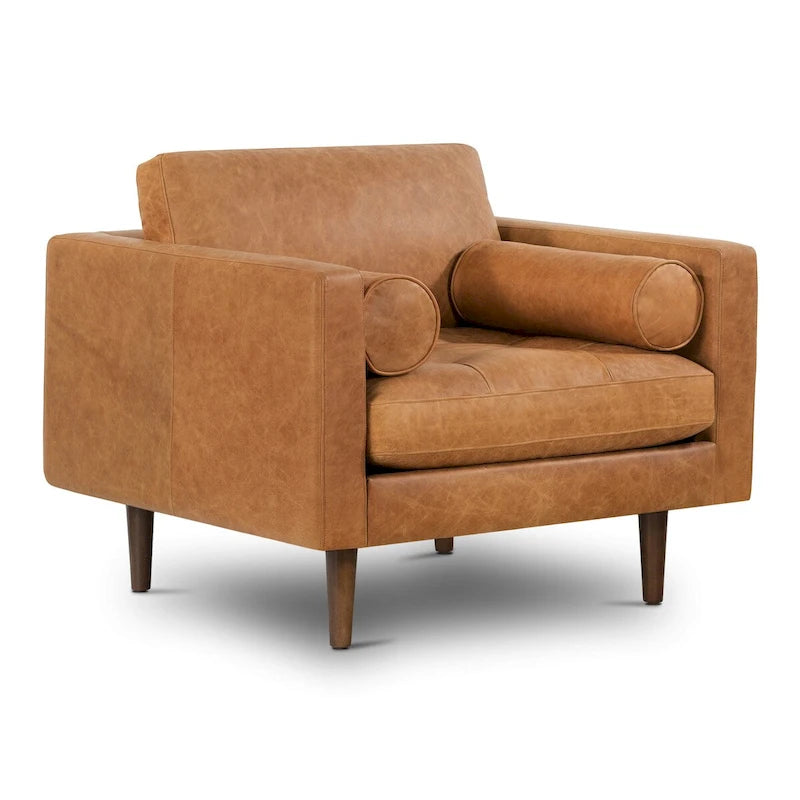 Lounge Chair - Genuine Italian Leather