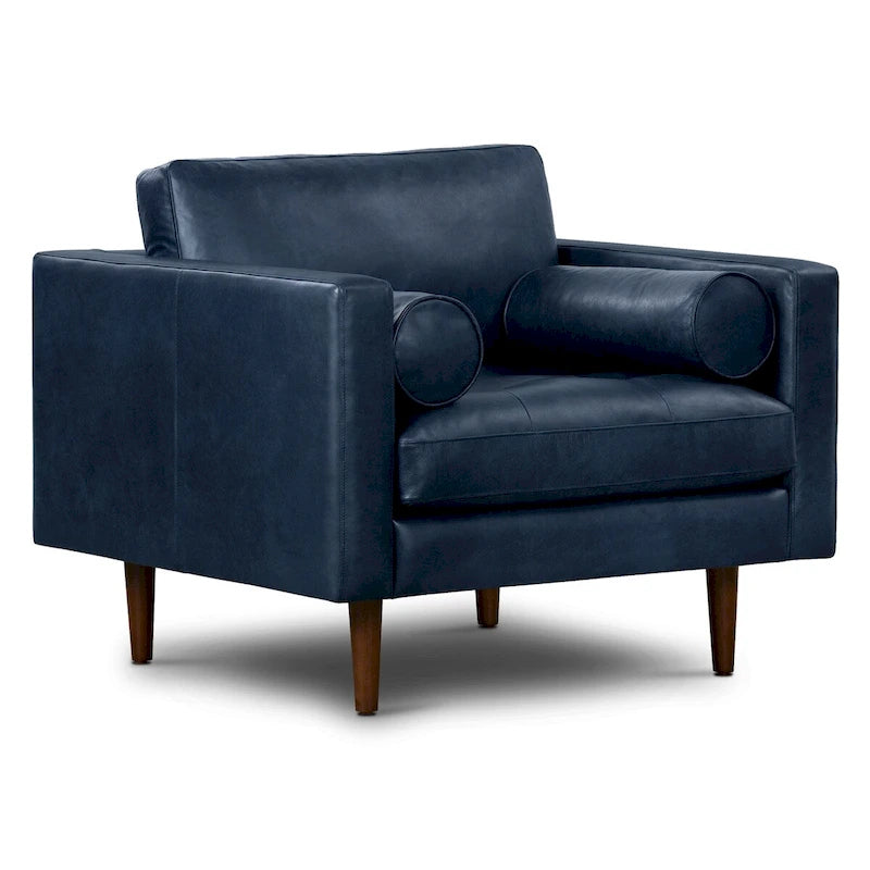 Lounge Chair - Genuine Italian Leather