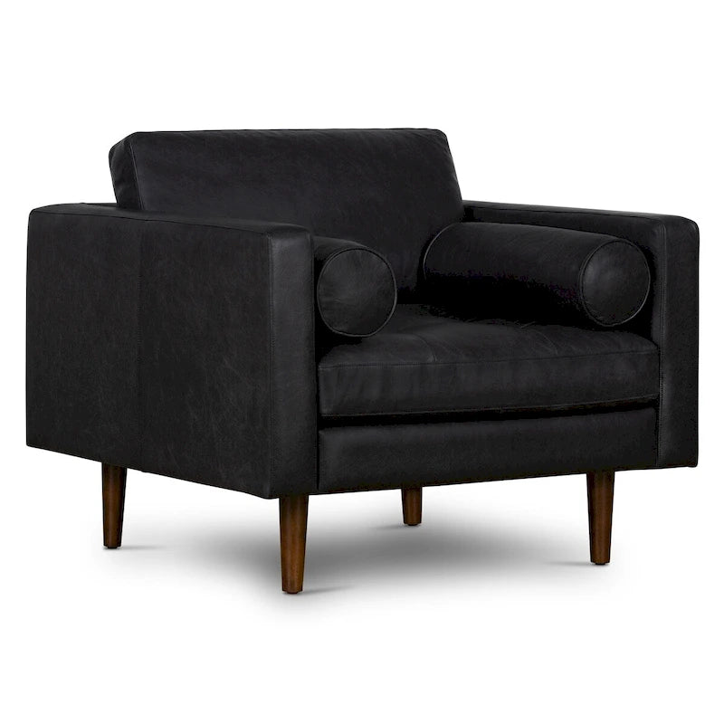 Lounge Chair - Genuine Italian Leather