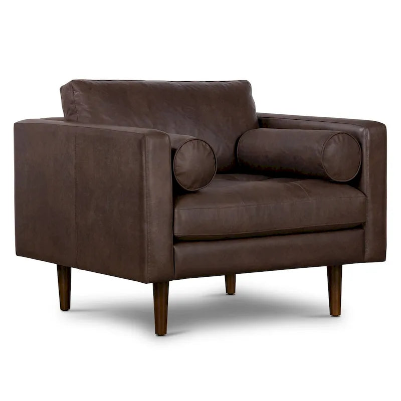 Lounge Chair - Genuine Italian Leather