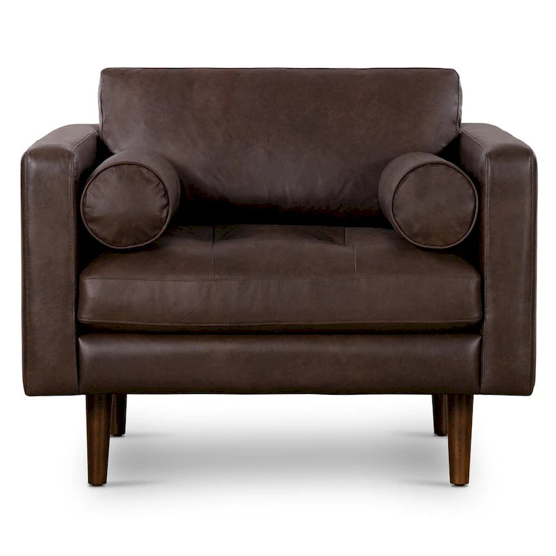 Lounge Chair - Genuine Italian Leather