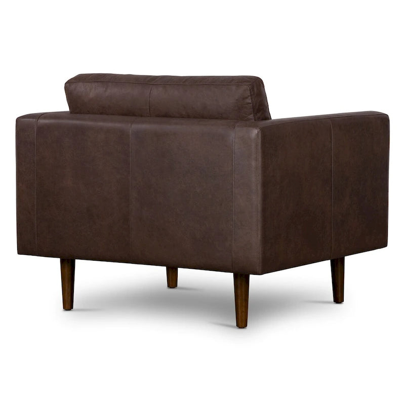 Lounge Chair - Genuine Italian Leather