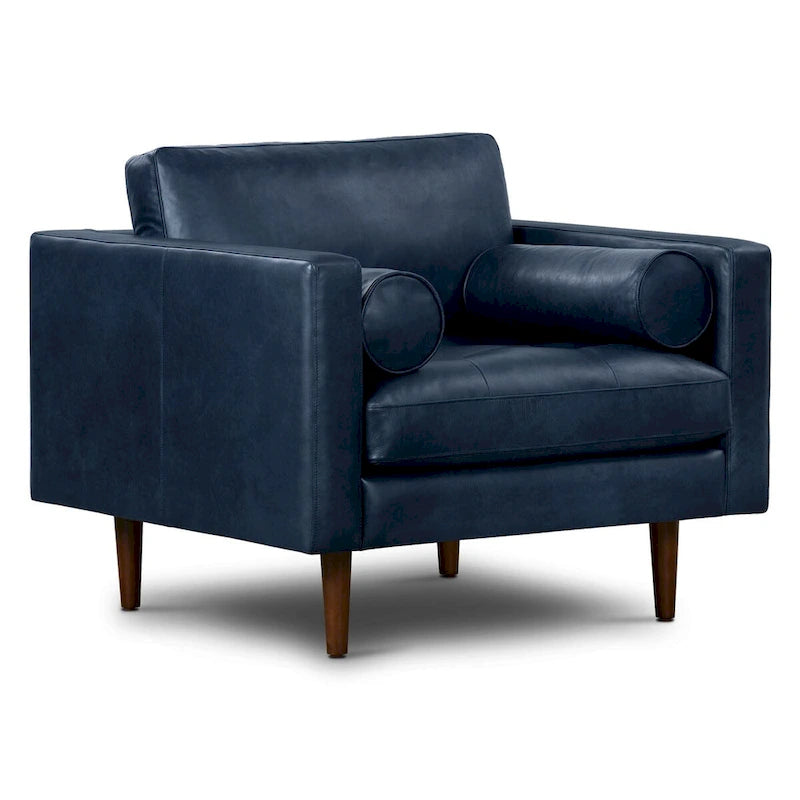 Lounge Chair - Genuine Italian Leather