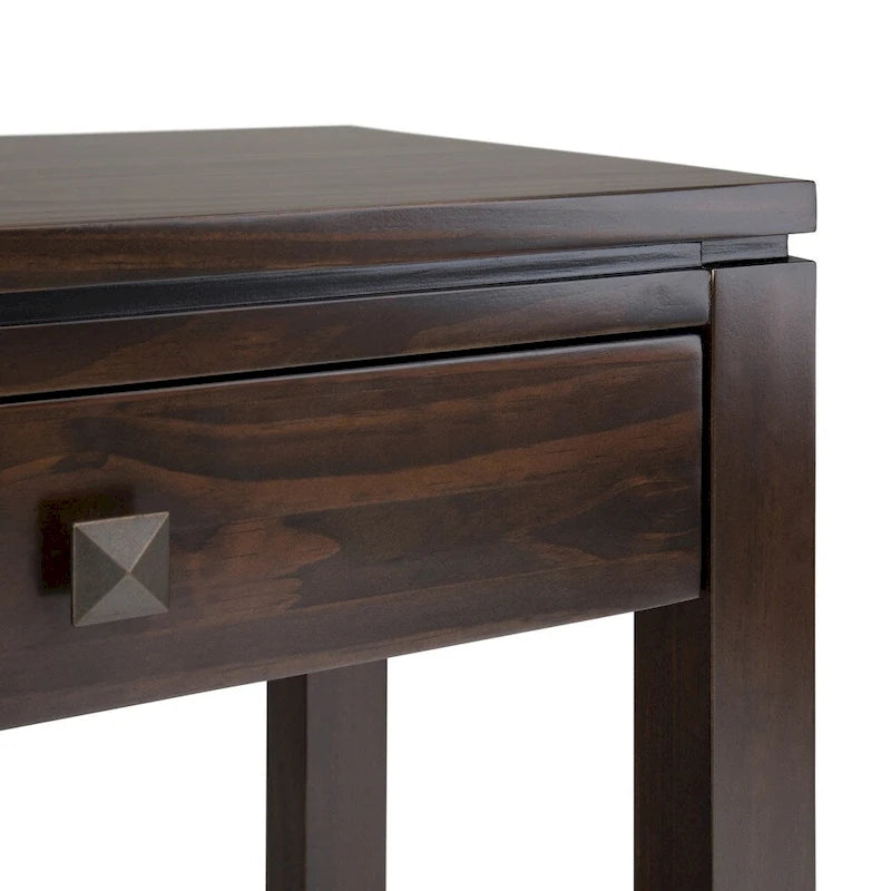 SOLID WOOD 60 inch Wide Contemporary Wide Console Sofa Table - 60 x 15 x 29.5