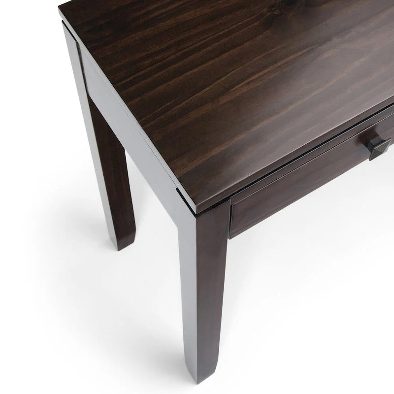SOLID WOOD 60 inch Wide Contemporary Wide Console Sofa Table - 60 x 15 x 29.5