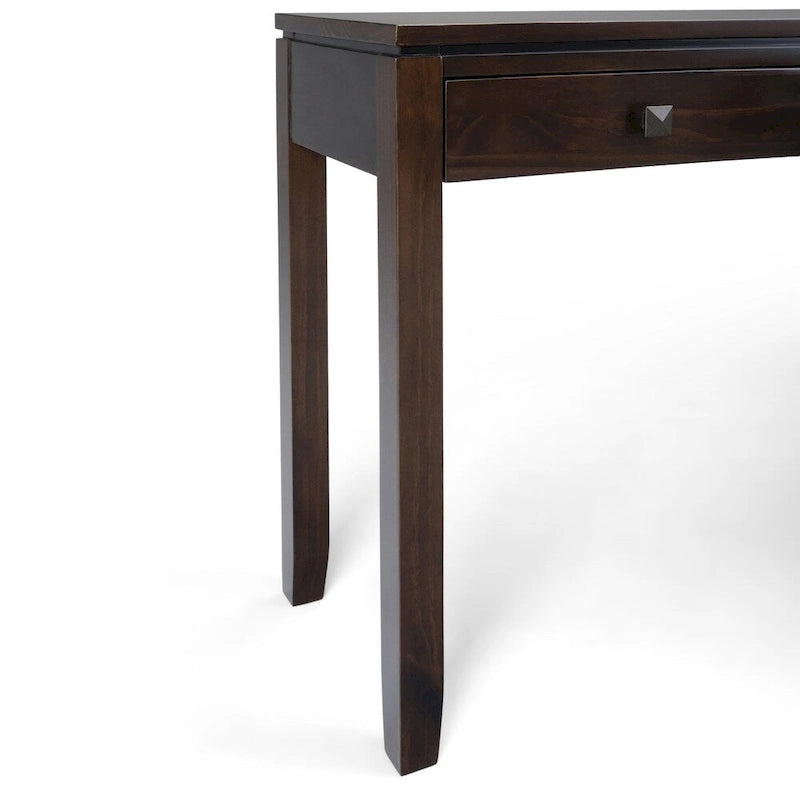SOLID WOOD 60 inch Wide Contemporary Wide Console Sofa Table - 60 x 15 x 29.5