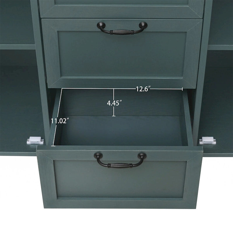 2 Door 3 Drawer Cabinet for Bedroom Living Room