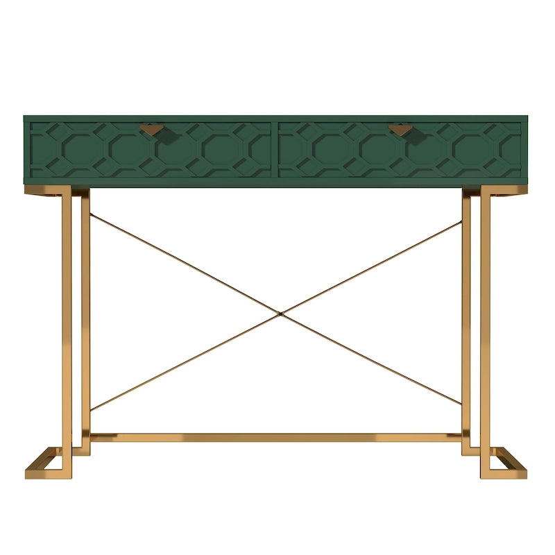 Glossy Storage Home Office Desk with Drawer