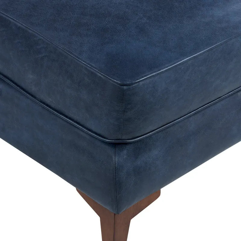 Ottoman - Full Grain Genuine Italian Leather