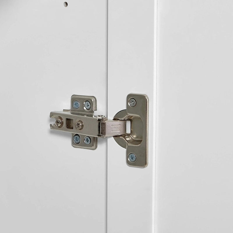 Mobile alto da bagno con cassetti e ripiano regolabile